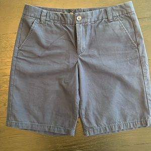 Gap Khakis Navy Blue Boyfriend Roll-Up Shorts